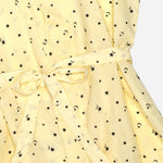 SM Woman Sleepwear Moon & Star Print Robe Yellow