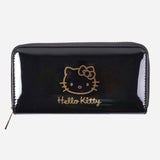 Hello Kitty Long Wallet Smooth Black