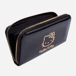 Hello Kitty Long Wallet Smooth Black