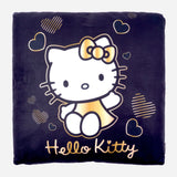 Hello Kitty Square Pillow Black