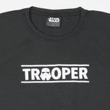 Star Wars T-Shirt Trooper Text Logo Black