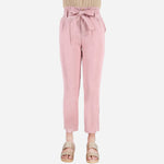 SM Woman Casual Pants With Belt Front Pleats