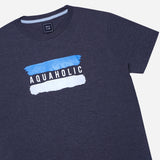 Men's Club Aquaholic Print Tee Black