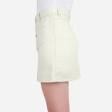 SM Woman Denim Skirt Pastel Buttondown