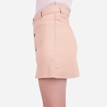 SM Woman Denim Skirt Pastel Buttondown