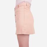 SM Woman Denim Skirt Pastel Buttondown