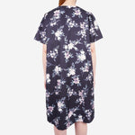 SM Woman Prima Round Neck Short Sleeve Floral Neoprene Dress