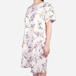 SM Woman Prima Round Neck Short Sleeve Floral Neoprene Dress