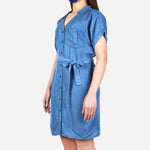 SM Woman Jeans Button Dress