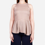 Smartbuy Ladies' Blouse Peplum in Beige