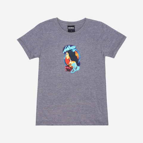 DC Wonder Woman Graphic Tee Gray