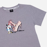 Disney Minnie Graphic Tee Gray