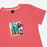 Disney Minnie Graphic Tee Salmon