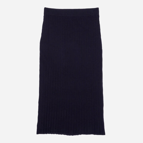 SM Woman Casual Knitted Skirt Black