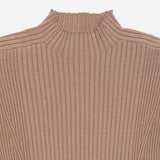 SM Woman Casual Knitted Long Sleeved Blouse Blush