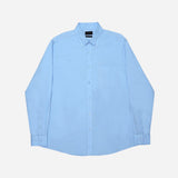Maxwear Long Sleeve Dress Shirt Light Blue