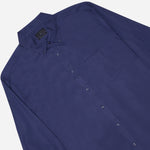 Maxwear Long Sleeve Dress Shirt Navy Blue