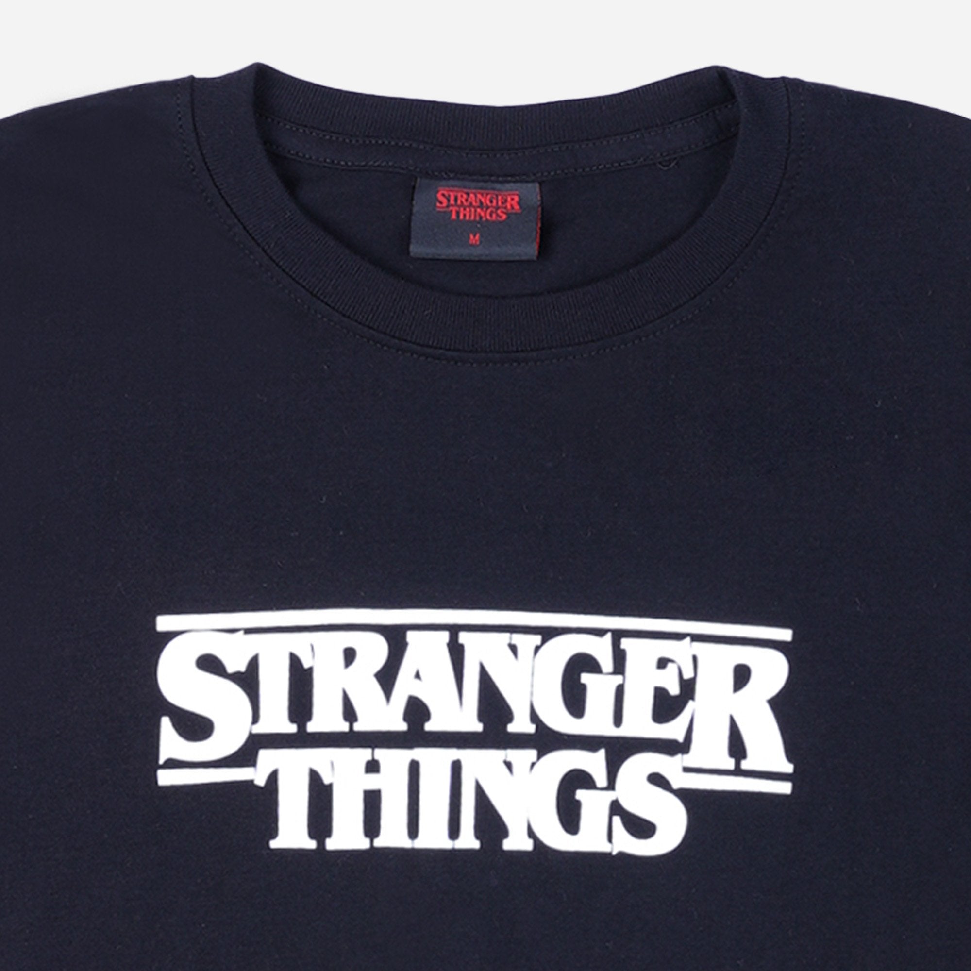 Stranger Things T-Shirt Series Logo Black
