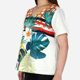 SM Woman Prima Tropical Print Blouse