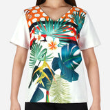 SM Woman Prima Tropical Print Blouse