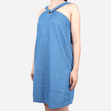 SM Woman Denim Halter Dress