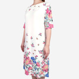 SM Woman Prima Ity Stretch Senepa Floral Dress