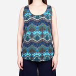 Smartbuy Ladies' Sleeveless Blouse in Aztec Print