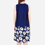 Smartbuy Ladies' A-Line Sleeveless Dress in Floral Print