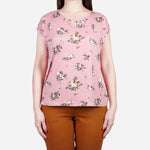 Smartbuy Ladies' Continuous Sleeves Blouse in Floral Print