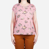 Smartbuy Ladies' Continuous Sleeves Blouse in Floral Print