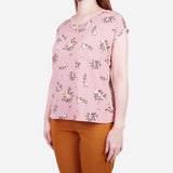 Smartbuy Ladies' Continuous Sleeves Blouse in Floral Print