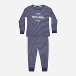 SM Woman Sleepwear Long Sleeved Pajama Set Navy Blue