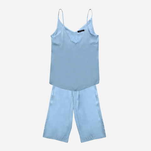 SM Woman Sleepwear Strappy Pajama Set Light Blue