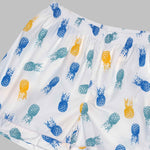 Baleno Pineapple Print Shortie Set White