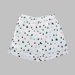 Baleno Geometric Print Shortie Set White