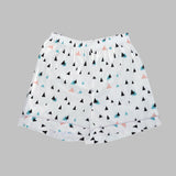 Baleno Geometric Print Shortie Set White