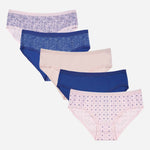 Gigi Amore 5in1 Panty Hipster Packs Navy Blue