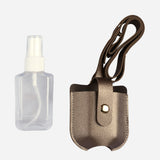 SM Accessories AXCS Travel Bottle with Leather Case and ID Lace