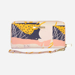 SM Accessories Leather Goods Abstract Printed Long Zip Around Wallet