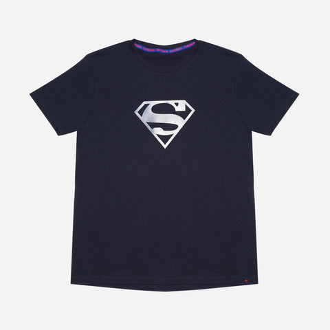Superman Core Logo Tees Black