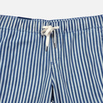 Maxwear Casual Pinstripe Denim Shorts