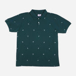 Maxwear Flamingo Print Polo Shirt