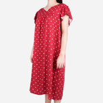 Smartbuy Ladies' Big Size Printed Lounge Dress in Polka