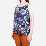 Smartbuy Ladies' Strappy Top in Paisley Print