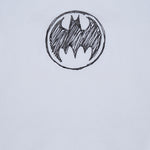 Batman Round Logo Tee White