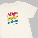 Tee Culture Align your Actions Print Tee