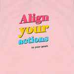 Tee Culture Align your Actions Print Tee