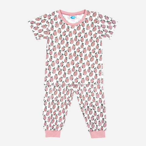 NAP TODDLER GIRLS' TSHIRT AND PAJAMA SET IN OFF WHITE