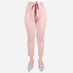 SM Woman Casual Pants Slim Fit With Sash Belt