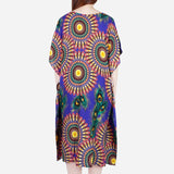 Smartbuy Ladies' Big Size Dress Kaftan V Neckline